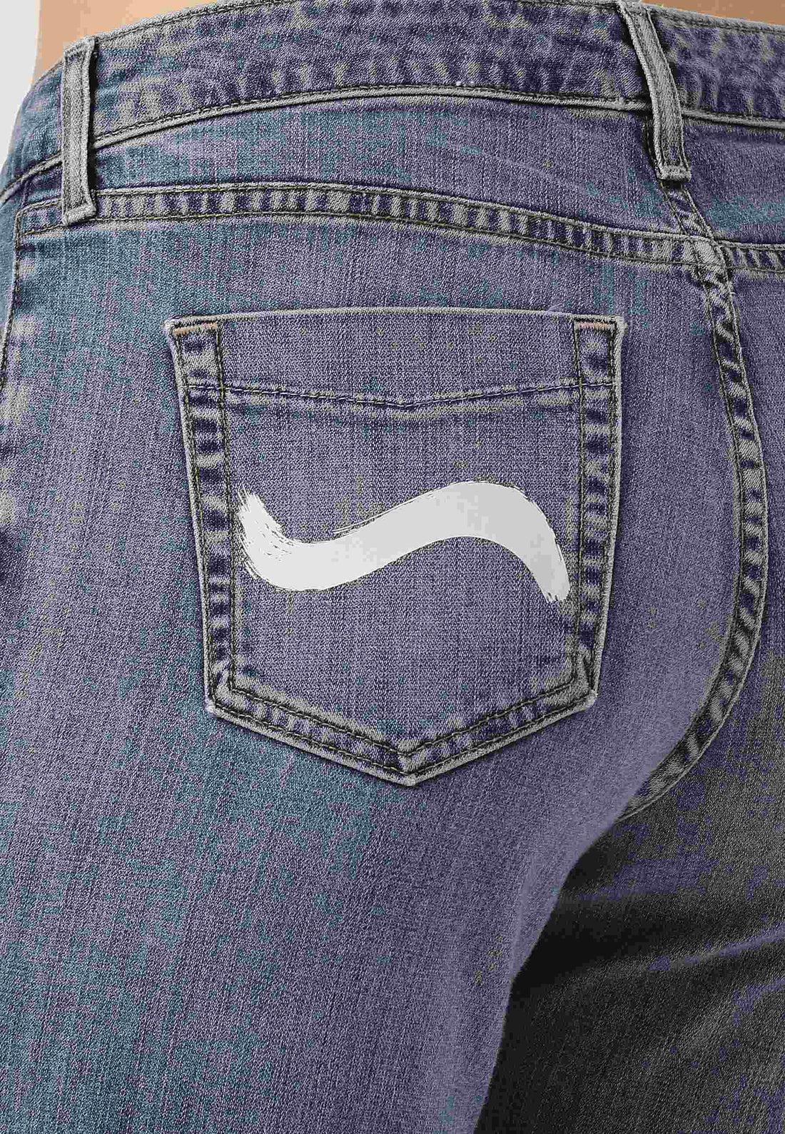 Mid Indigo Mid Rise Bootcut Jeans