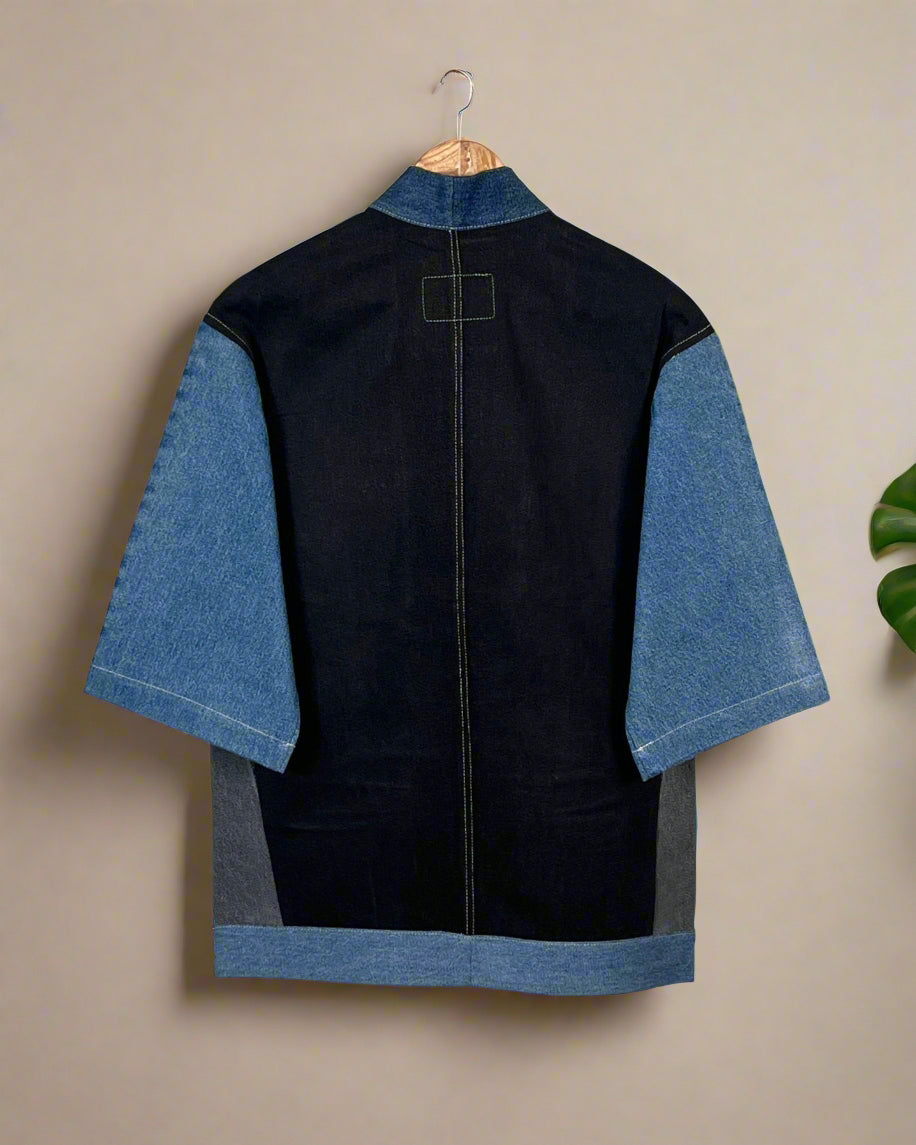 Upcycled Denim Kimono Jacket | 171