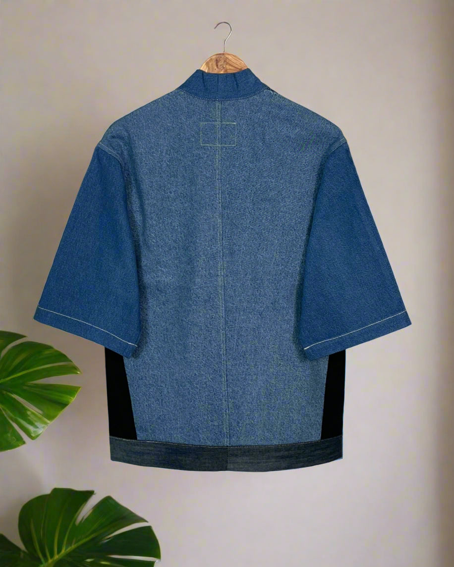 Upcycled Denim Kimono Jacket | 174