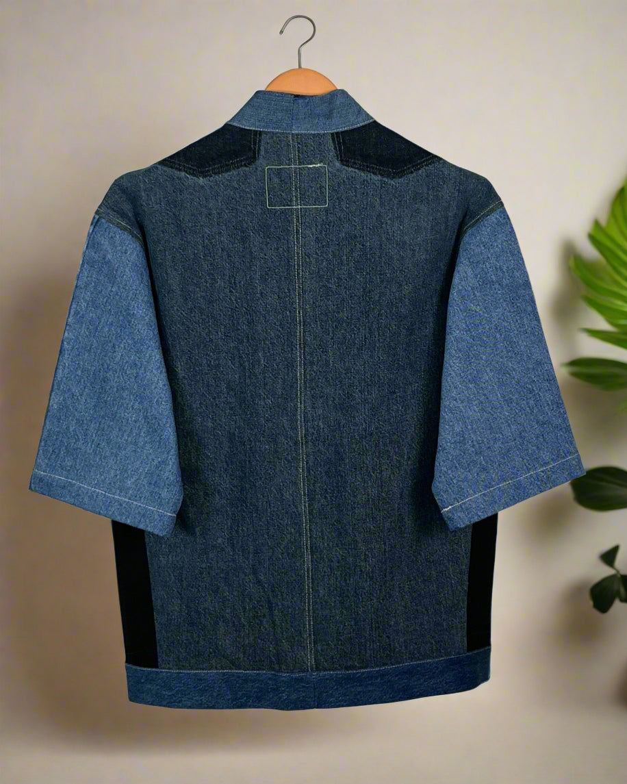 Upcycled Denim Kimono Jacket | 175