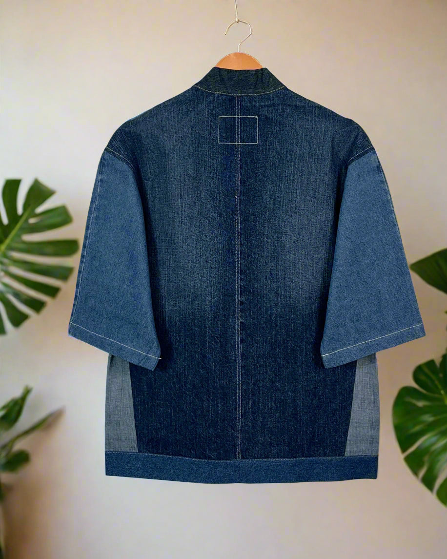 Upcycled Denim Kimono Jacket | 176