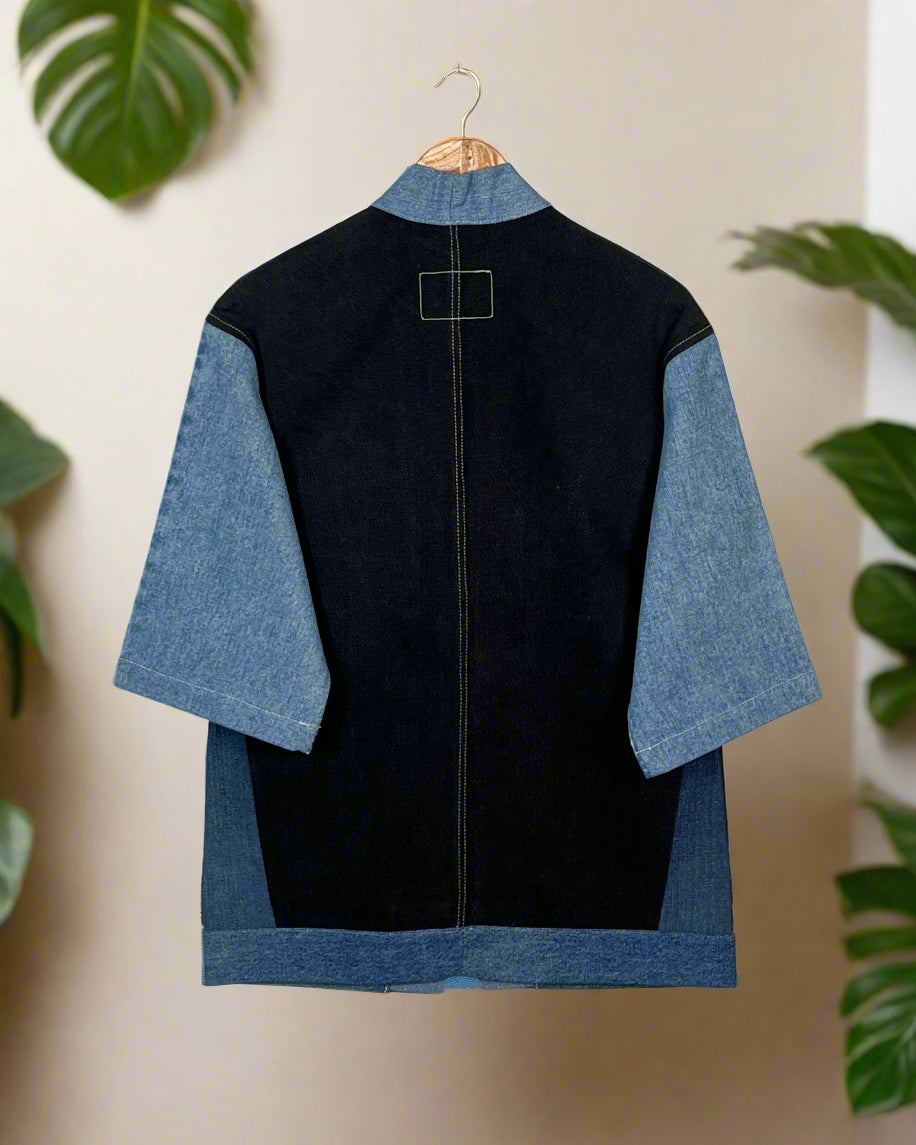 Upcycled Denim Kimono Jacket | 178