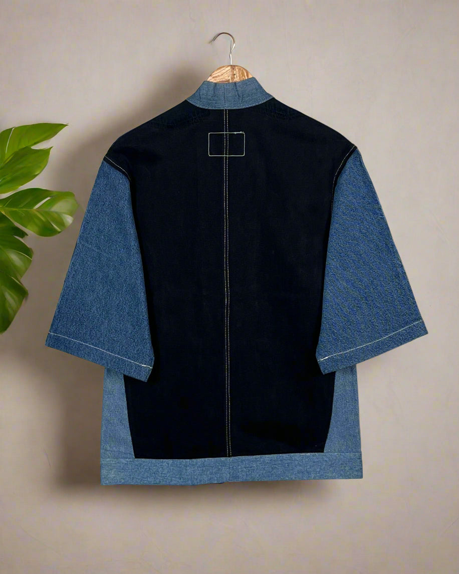 Upcycled Denim Kimono Jacket | 180