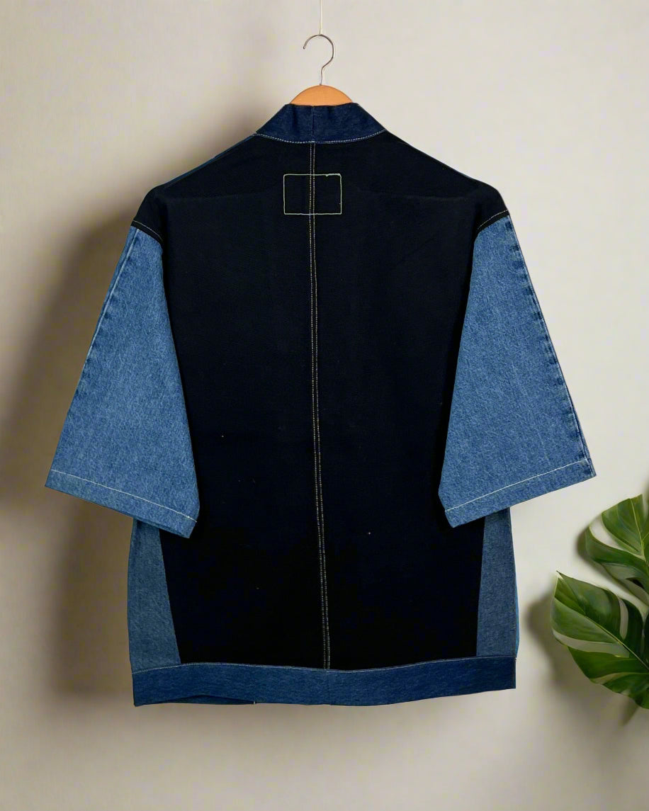 Upcycled Denim Kimono Jacket | 181