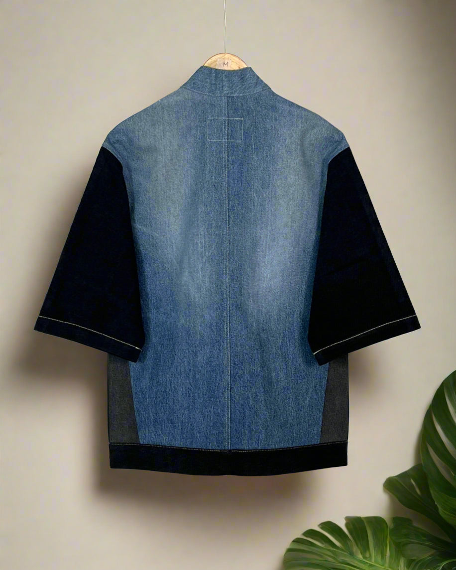 Upcycled Denim Kimono Jacket | 182