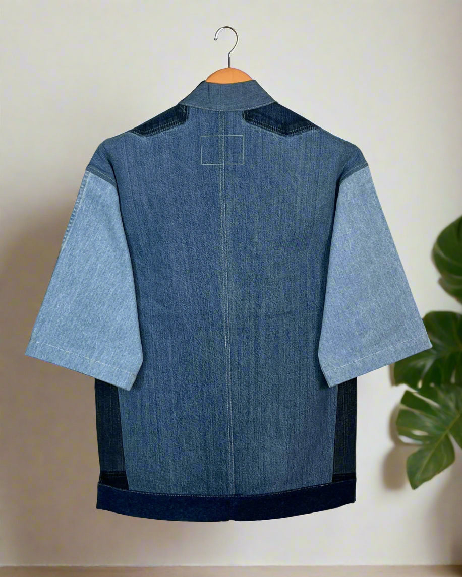 Upcycled Denim Kimono Jacket | 184