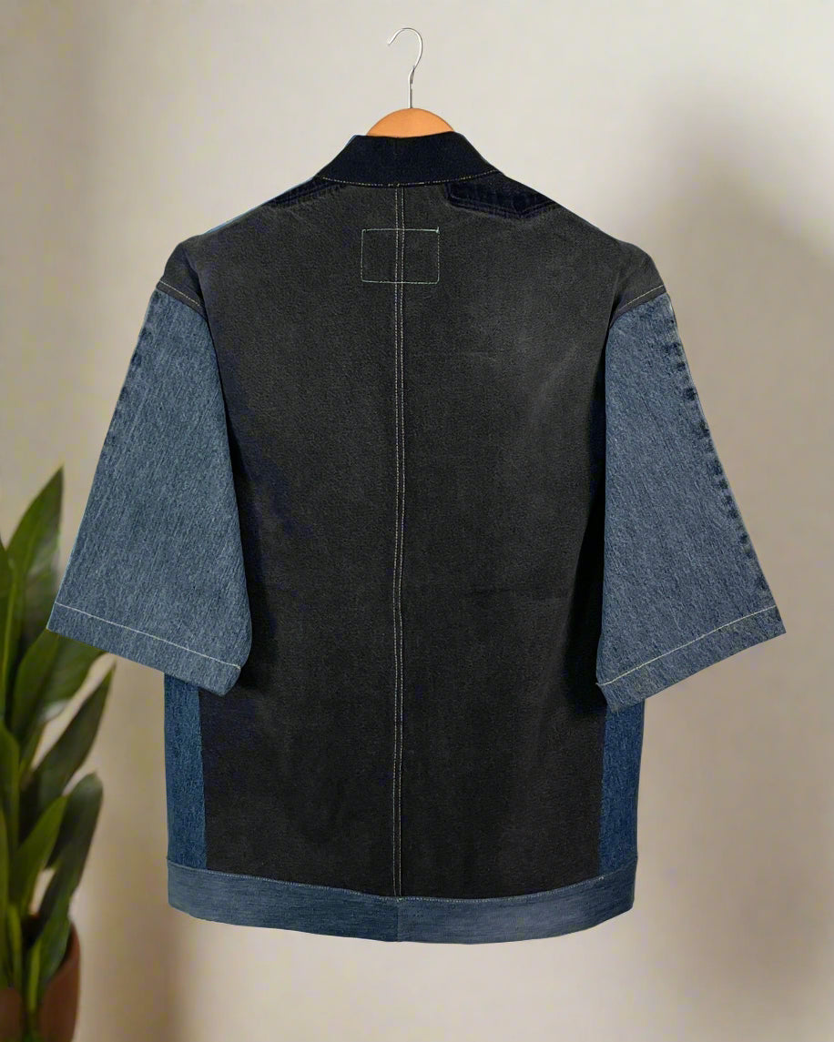 Upcycled Denim Kimono Jacket | 186