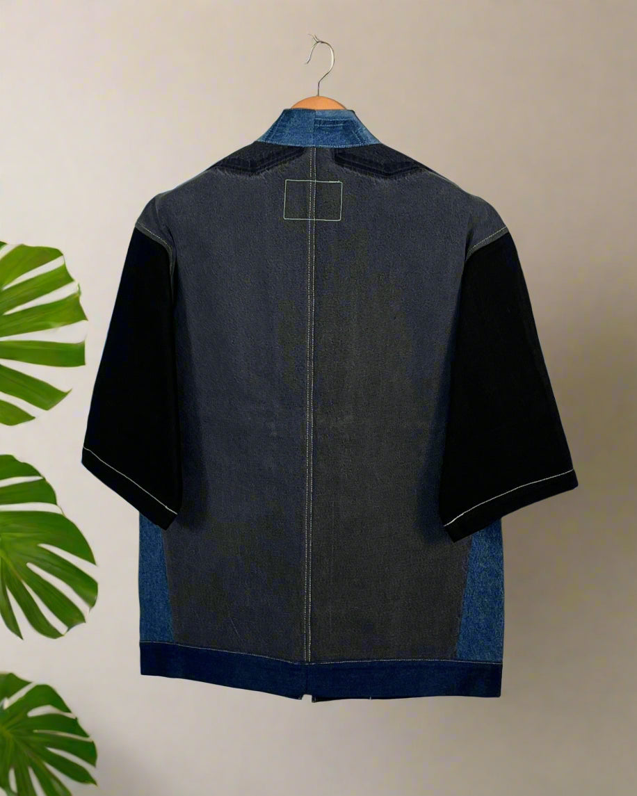 Upcycled Denim Kimono Jacket | 188