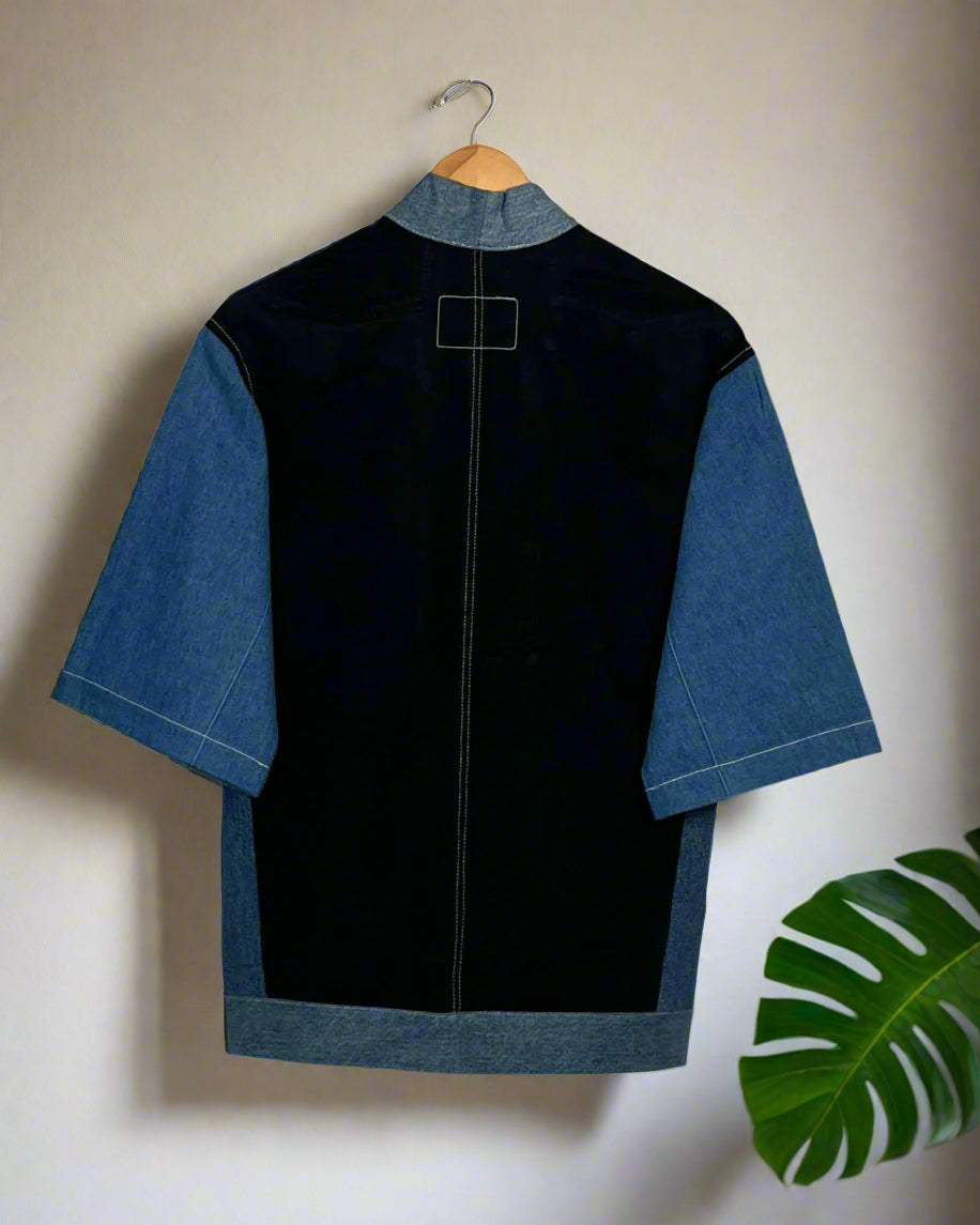 Upcycled Denim Kimono Jacket | K139