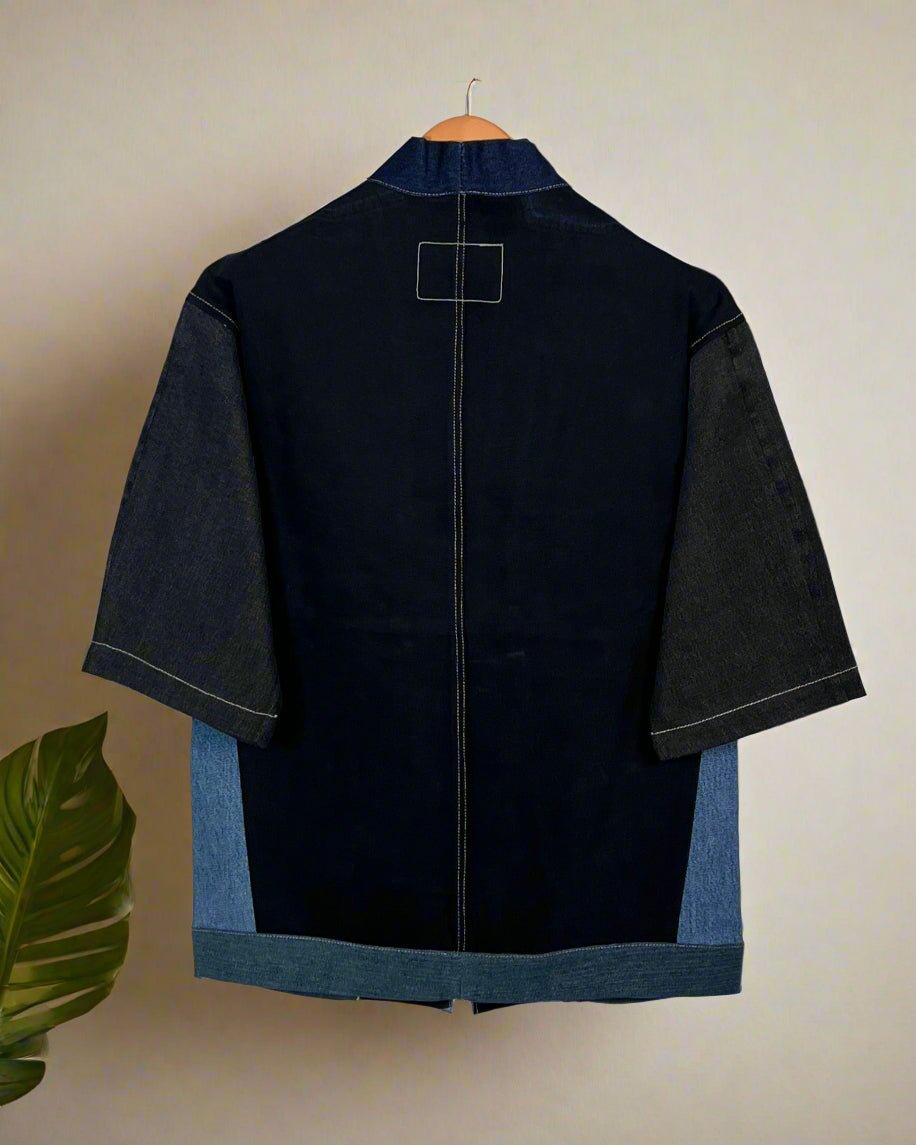 Upcycled Denim Kimono Jacket | 190