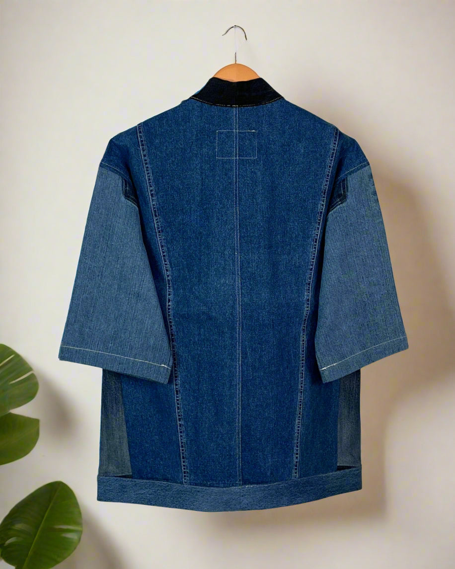 Upcycled Denim Kimono Jacket | 194