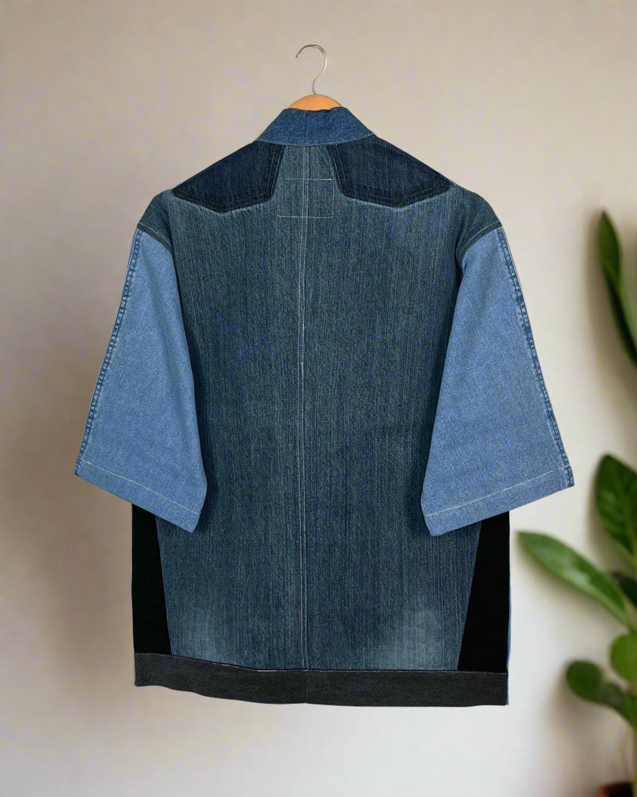 Upcycled Denim Kimono Jacket | 200