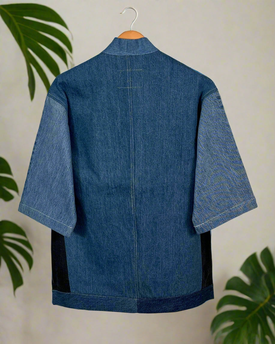 Upcycled Denim Kimono Jacket | 201