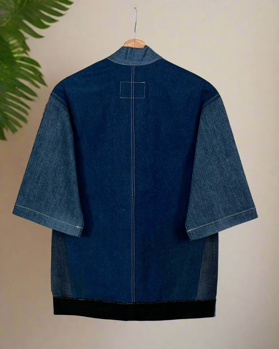 Upcycled Denim Kimono Jacket | 206