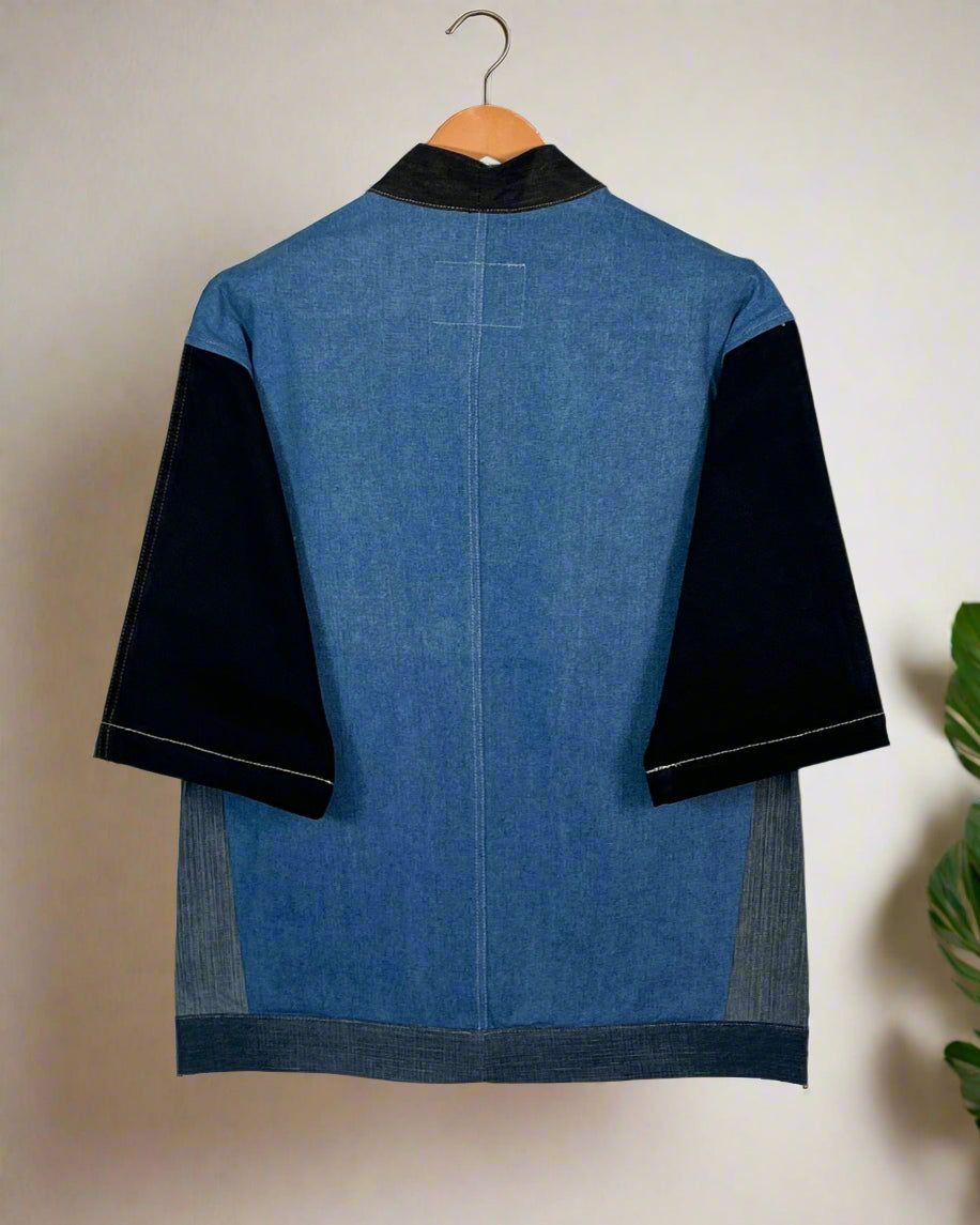 Upcycled Denim Kimono Jacket | 209