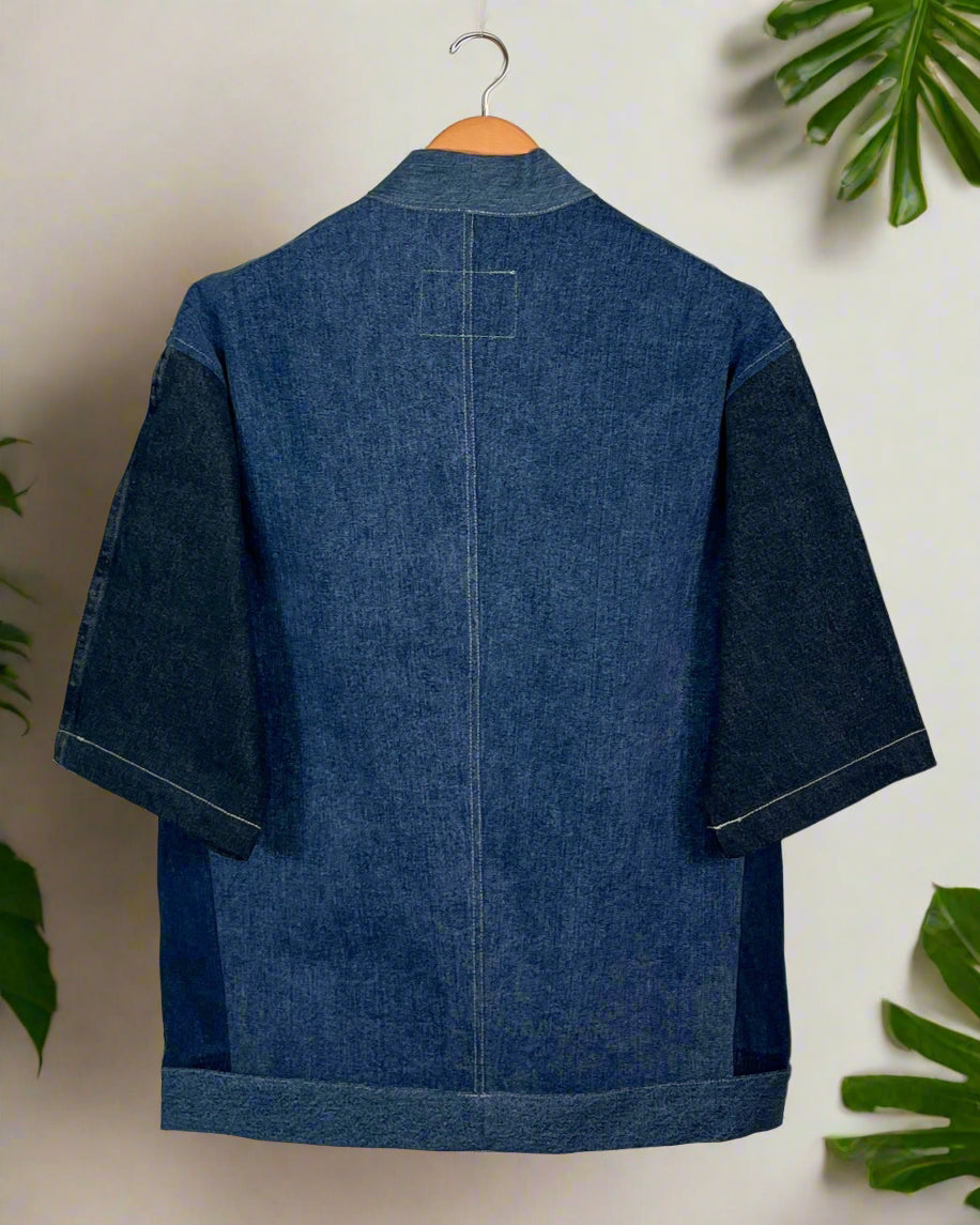 Upcycled Denim Kimono Jacket | 210