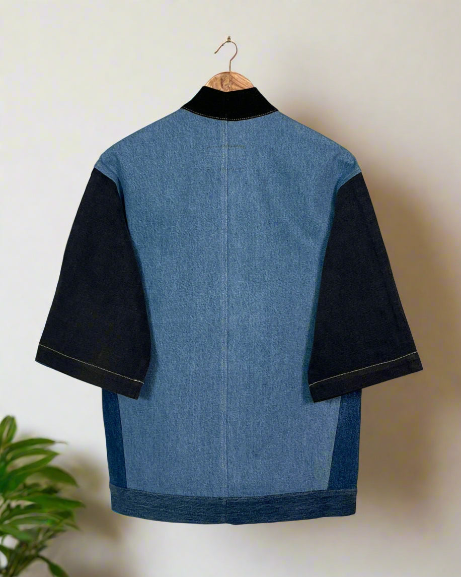 Upcycled Denim Kimono Jacket | 216