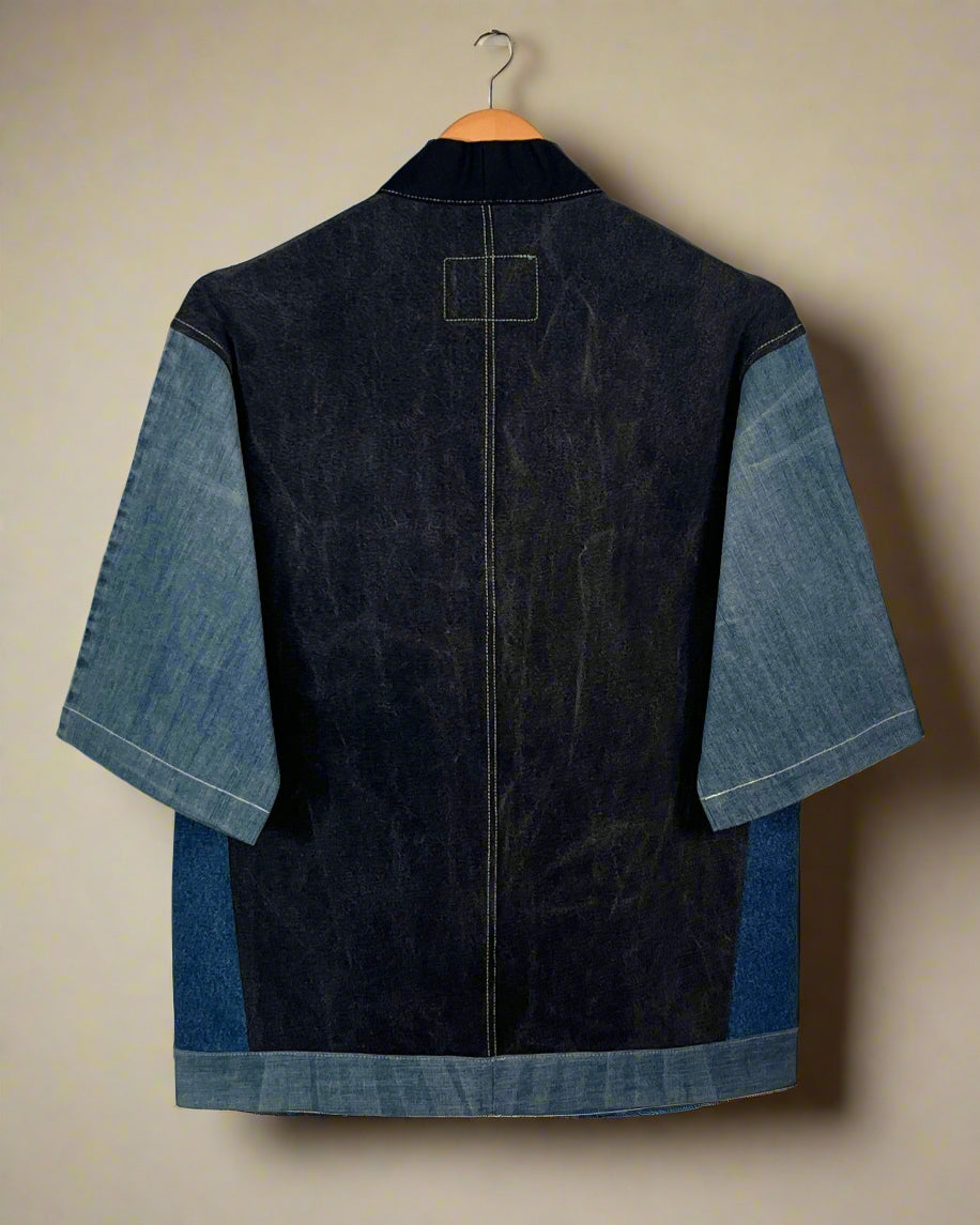 Upcycled Denim Kimono Jacket | 219