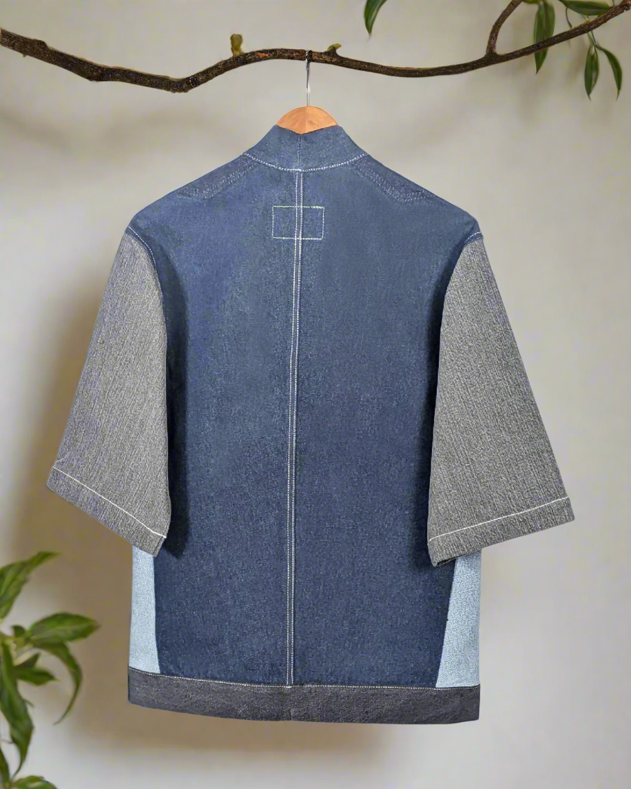 Upcycled Denim Kimono Jacket | K71